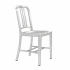 Nicer Furniture Aluminum Navy Side Chair - 2 Pack-Naval-inspired aluminum design in a dipped anodized finish.