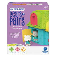 Educational Insights My First Game: Bears in Pairs - Multicolor-Hide and seek takes an adorable twist with this hands-on memory match game for toddlers!