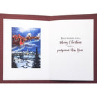 Rosedale "Merry Christmas" Santa Reindeers Greeting Cards with Envelopes - 5-1/2" x 8" - 12 Pack-External Message: Merry Christmas