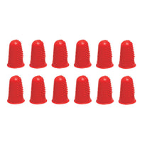 Westcott Ventilated Finger Tips, Small, 12 Pack-Deluxe-grade rubber and moulded shape assure positive grip and long wear