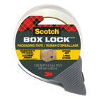 Scotch Box Lock Packaging Tape with Dispenser - 1.88" x 54.6 yd (48 mm x 50 m)-Designed for better box adhesion