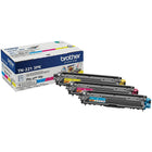 Brother TN221 Standard Yield Colour Toner Cartridges, 3 Pack-Produces professional, rich, vivid colour output