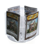 Azar Displays 8.38" x 6" Bi-Fold 4-Pocket Revolving Modular Crystal Styrene Brochure Holder (252319)-Use for printed material measuring 9"H x 6"W