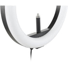 Kensington L1000 Bicolour Ring Light with Webcam Mount-The bicolour LEDs offer a wide temperature range (cool, natural, or warm) - so you can select the best light for you at any time