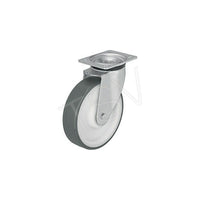 Blickle Polyurethane Caster, Wheel Diameter: 4" (101.6 Mm), Caster Type: Swivel (LK-POTH 100R-1)-Wheel Diameter: 4" (101.6 mm)