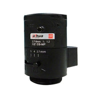 SeqCam Megapixel Lens, 1.6" x 1.3" x 1.8", Black-Image size: 1/3"