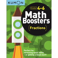 Kumon Educational Workbook Math Boosters - Fractions-Children's Educational