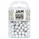 JAM Paper Colorful Push Pins - Round Head Map Thumb Tacks - White - 100 Pack-Color: White