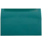 JAM Paper #10 Business Envelopes, 4.125" x 9.5", Teal Blue, 500 Pack (63924024h)-Teal Blue