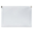 JAM Paper Plastic Envelopes with Zip Closure, Booklet, 5.25 x 8, Clear Poly, 12 Pack (920Z1CL)-Material: plastic