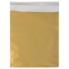 JAM Paper Foil Envelopes with Self Adhesive Closure, 10 x 13, Open End, Gold, 25 Pack (132355)-Opening: open end