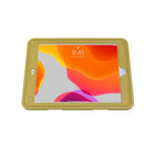 CTA Digital Protective Case with Rotatable Grip Kickstand for 10.2" iPad Gen 7 and 8, Air 3 and 10.5" Pro - Yellow-Silicone case and screen protector can be cleaned and sanitized with ease