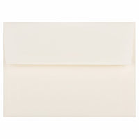 JAM Paper A6 Invitation Envelopes, 4.75 x 6.5, Strathmore Natural White Laid, 1000 Pack (29376B)-Natural white
