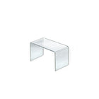 Azar Displays Acrylic Riser, 8" x 4" x 4.5", 4 Pack (515336)-Counter top displays