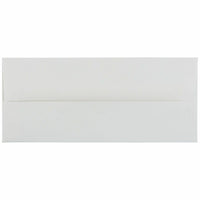 JAM Paper #10 Business Strathmore Envelopes - 4.125" x 9.5" - Bright White Laid - 50 Pack-Colour: Bright White