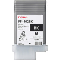Canon PFI 102BK Dye Black Ink Tank-Dye Black