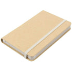 JAM Paper Hardcover Lined Notebook With Elastic Closure Small – 3.75 x 5.63 – Lined – Kraft – 2 Pack (340526603g)-Brown