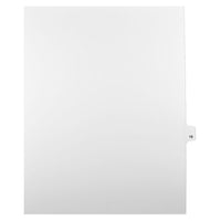 Mark Maker Legal Exhibit Index Tab White Single Tabs, 1/25th Cut, Letter Size, No Holes, Number 16, 25 Pack-White Single Tabs, 1/25th Cut