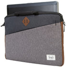Targus TSS937 Heritage 15.6" Slipcase, Grey-Padded handles