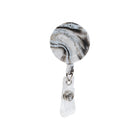Staples Retractable Marble Badge Reel - 30" Cord - Assorted Colours-Durable plastic case with metal clip