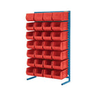 Kleton Stationary Bin Racks - Single-Sided - Rack/Bin Combination (CB655)-Capacity: 1680 lbs.