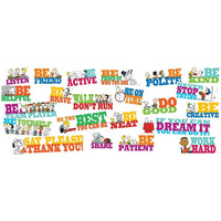 Peanuts Be the Best You Can Be Bulletin Board Set-22 positive and motivational phrases