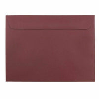 JAM Paper Booklet Envelopes - 9" x 12" - Burgundy - 100 Pack -Colour: Burgundy