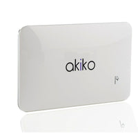 Akiko 9000Mah Dual Port External Battery Charger, 5" x 3", White-A slim and easy to carry powerbank to provide your phone with external battery without having it look bulky