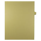 Mark Maker Legal Exhibit Index Tab Buff Single Tabs, 1/25th Cut, Letter Size, No Holes, Number 158, 25 Pack-Buff Single Tabs, 1/25th Cut