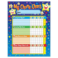 TREND enterprises, Inc. Stars Success Charts/Chore Charts, 25 Charts, 100 Stickers, 375 Pack-Theme/design: Motivational