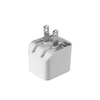 Basic Tech Dual USB Wall Charger White-Charges 2 devices at once
