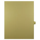 Mark Maker Legal Exhibit Index Tab Buff Single Tabs, 1/25th Cut, Letter Size, No Holes, Number 190, 25 Pack-Buff Single Tabs, 1/25th Cut