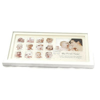 Elegance My First Year Collage Photo Frame-My First Year baby photo collage frame makes the perfect gift.
