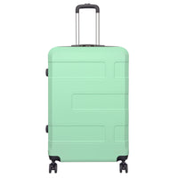 Nicci Deco 28" Hardside Check-in Luggage - Mint Green-ABS outer shell