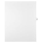 Mark Maker Legal Exhibit Index Tab White Single Tabs, 1/15th Cut, Letter Size, No Holes, Number 172, 25 Pack-White Single Tabs, 1/15th Cut