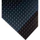 Wearwell Diamond-Plate Runner No. 385, 2' x 75', Black-High-tech industrial runner for indoor use