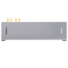 Kopplen USB-C 7 Ports Multi-function Hub 7 in 1 with SD and MicroSD Card Reader-Gold Plated: Gold plated USB-C connectors for maximum connection quality