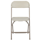 Flash Furniture HERCULES Series 650 lb. Capacity Premium Beige Plastic Folding Chair-Plastic Folding Chair