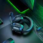 Razer BlackShark V2 HyperSpeed Wireless Gaming Headset - Black-Razer Hyperclear Super Wideband Mic: High-Definition, Pro-Level Voice Quality - By covering a wider frequency range of sound, this next-gen bendable mic captures and transmits a tremendous amount of detail in your voice, so that every shotcall to your team sounds clear, rich, and natura