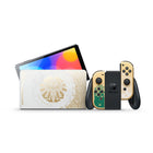 Nintendo The Legend Of Zelda Tears of The Kingdom Special Edition OLED Switch-Freely angle the system’s wide, adjustable stand for comfortable viewing in Tabletop mode