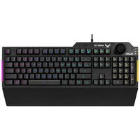 ASUS TUF Gaming K1 RGB keyboard-Tactile TUF Gaming switches with 19-key rollover for responsive, reliable performance
