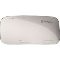 Verbatim USB 3.0 Universal Card Reader, Silver-USB 3.0 transfer speeds are up to 10 times faster than USB 2.0 readers
