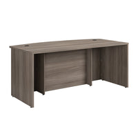 Sauder 71"W Affirm Executive Desk - Hudson Elm-Durable, 1" thick top for books, binders, a computer, and more