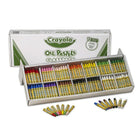 Crayola Oil Pastels Classpack - Assorted - 336 Pack-Hexagon shape helps the pastel from rolling off of surfaces