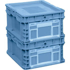 Orbis Flipak Polyethylene Plastic (PE) Distribution Container Lids, 12.0" x 15.0", Royal Blue, 6 Pack-6 lids per pack