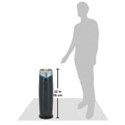 GermGuardian AC4825CA 4-in-1 True HEPA Air Purifier with UV Sanitizer and Odor Reduction-22"H x 6.75"W x 10.25"L