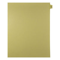 Mark Maker Legal Exhibit Index Tab Buff Single Tabs, 1/15th Cut, Letter Size, No Holes, Number 76, 25 Pack-Buff Single Tabs, 1/15th Cut