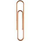 JAM Paper Coloured Jumbo Paper Clips, Large, Rose Gold Paperclips, 3 Packs of 75, 225 Total (21832059b)-4