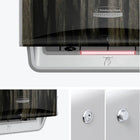 Kimberly-Clark Professional ICON Automatic Hard Roll Towel Dispenser - 16.53" x 12.41" x 10.19" - with Ebony Woodgrain Design Faceplate-With Ebony Woodgrain Design Faceplate