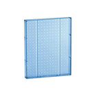 Azar Displays 20" x 16" Pegboard 1-Sided Wall Panel, Translucent Blue, 2 Pack-For use with flat surface